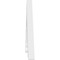 Ekena Millwork Pitch Cena Architectural Grade PVC Gable Pediment, 48"W x 10"H x 1"P (5/12) GPP048X010X100CEN - alternate 5